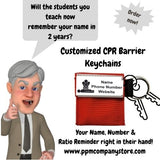 Customized Keychain/ CPR Barrier Masks