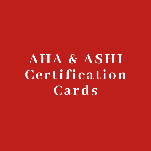 CERTIFICATION CARDS