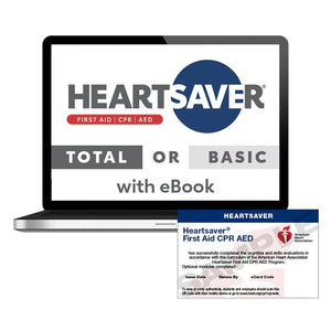 Heartsaver® First Aid CPR AED Blended Learning Bundle (eLearning with eBook, eCard)