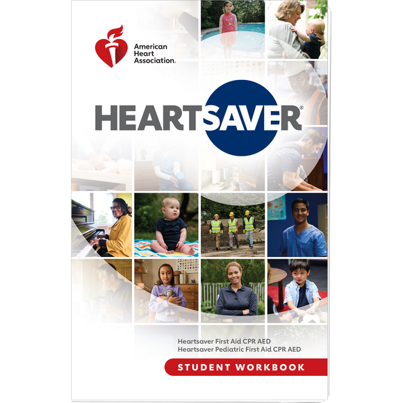 Heartsaver® First Aid CPR AED Student Workbook- 2025 (Printed Product)