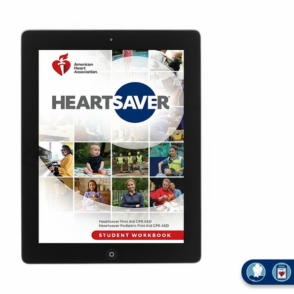 Heartsaver® CPR AED Student Workbook eBook 2025 - (Digital Product)