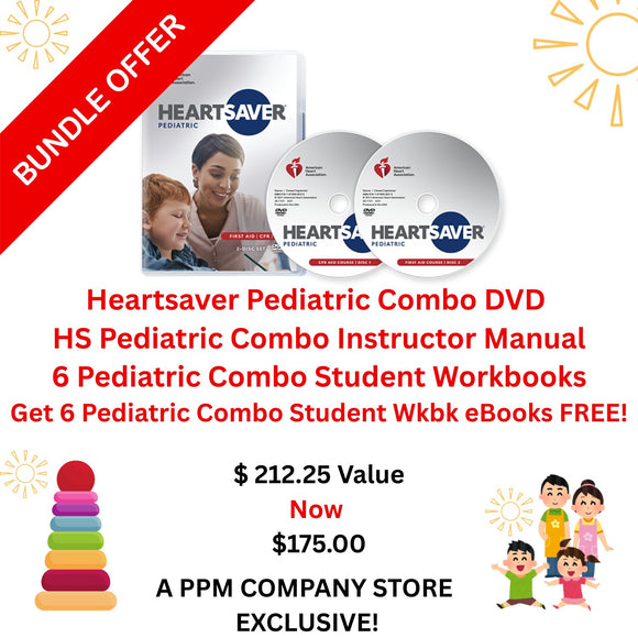 Heartsaver® Pediatric First Aid CPR AED Bundle w/ DVD