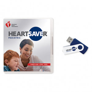 2020 AHA Heartsaver® Pediatric First Aid CPR AED Course on USB Drive
