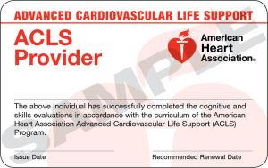 ACLS Provider eCard-20-3000